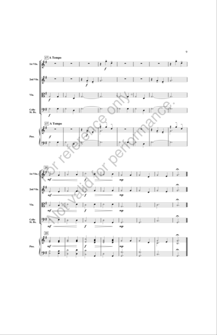 A Yuletide String Album by Andrew Balent String Orchestra - Sheet Music page 9