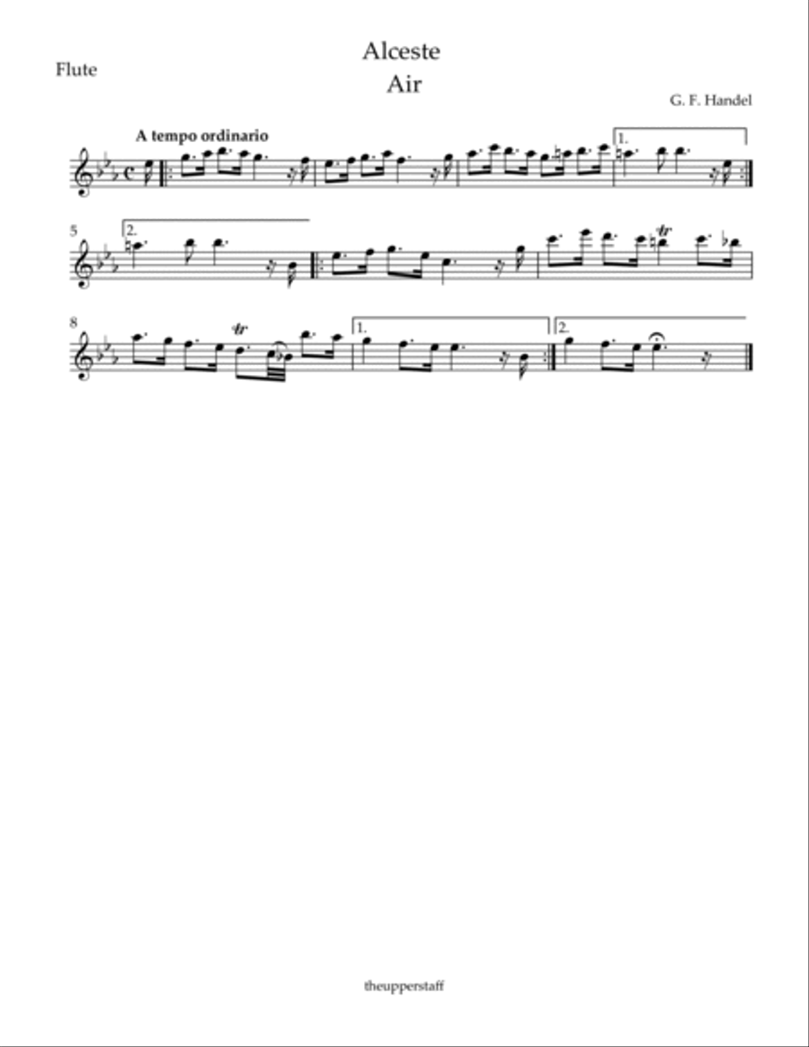 Alceste Air Woodwind Quartet scores gallery preview page 4