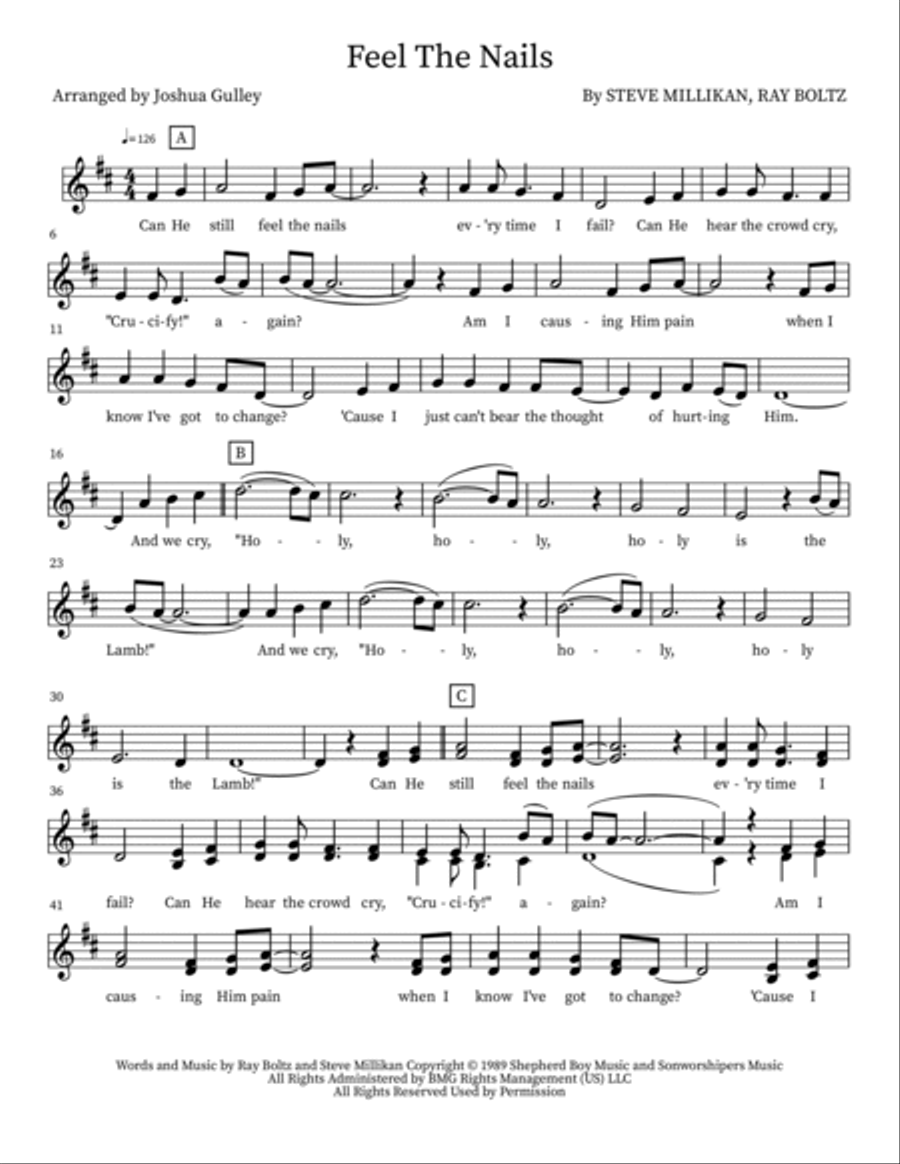 Feel The Nails 4-Part scores gallery preview page 4
