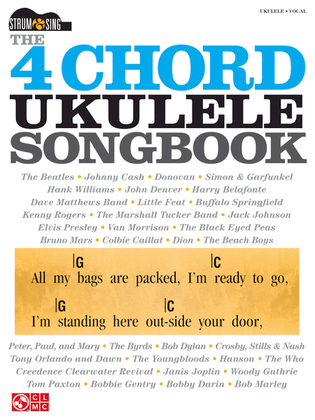 Book cover for The 4-Chord Ukulele Songbook
