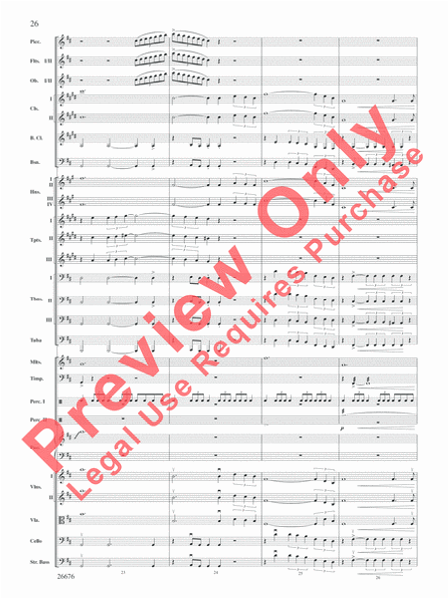 Star Wars Epic -- Part I, Suite from the Full Orchestra scores gallery preview page 27