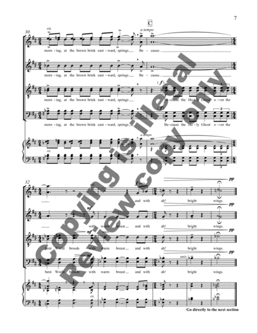 God's Grandeur God's Grandeur Divisi scores gallery preview page 7