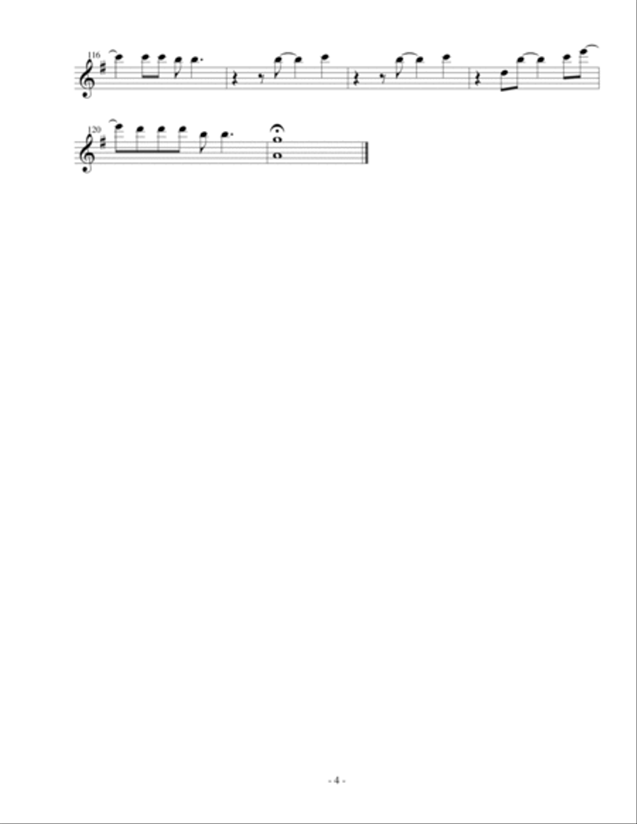 Let It Go (from Frozen) String Quartet scores gallery preview page 4