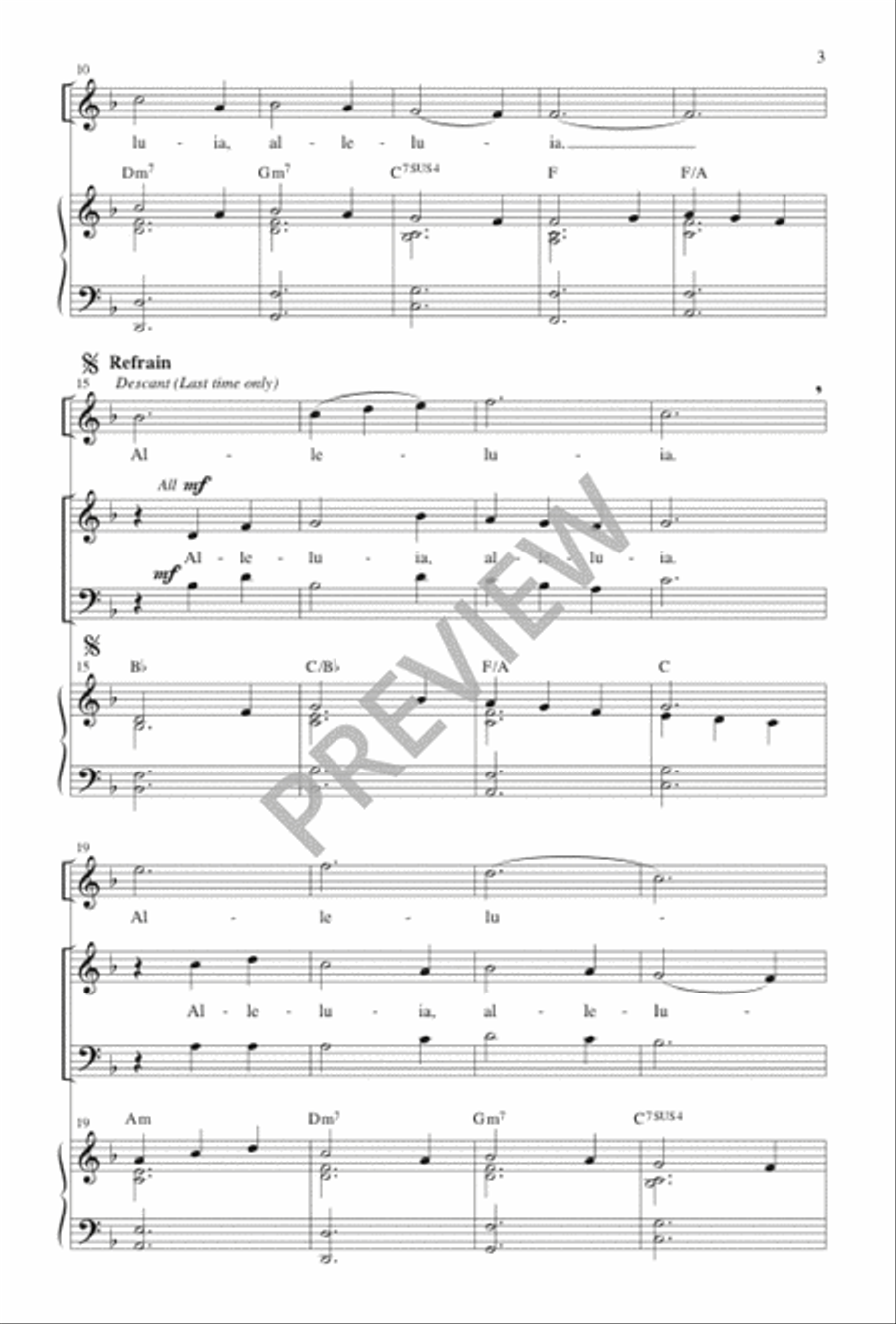 Acclamations for the Order of Celebrating Matrimony 2-Part scores gallery preview page 3