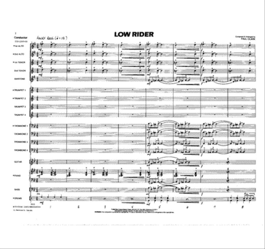 Low Rider Jazz Ensemble scores gallery preview page 2