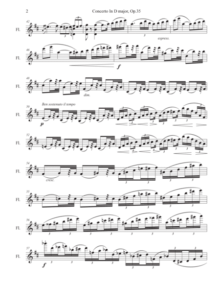 Concerto for Violin and Orchestra I - Allegro Moderato