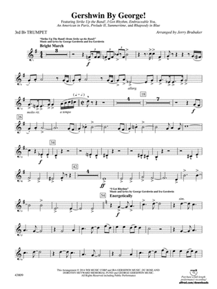 Gershwin by George!: 3rd B-flat Trumpet