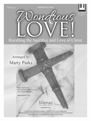 Book cover for Wondrous Love!