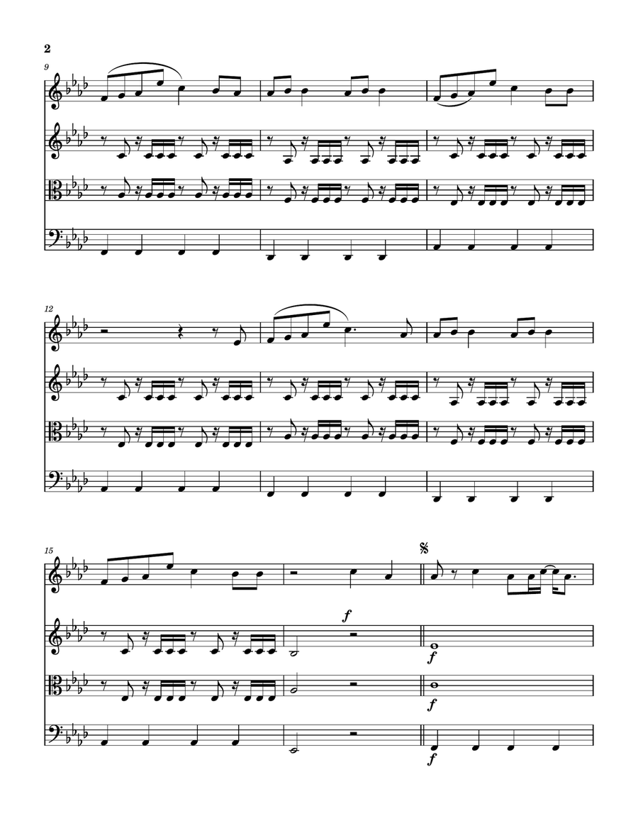 Nice To Meet You Nice To Meet You String Quartet scores gallery preview page 3
