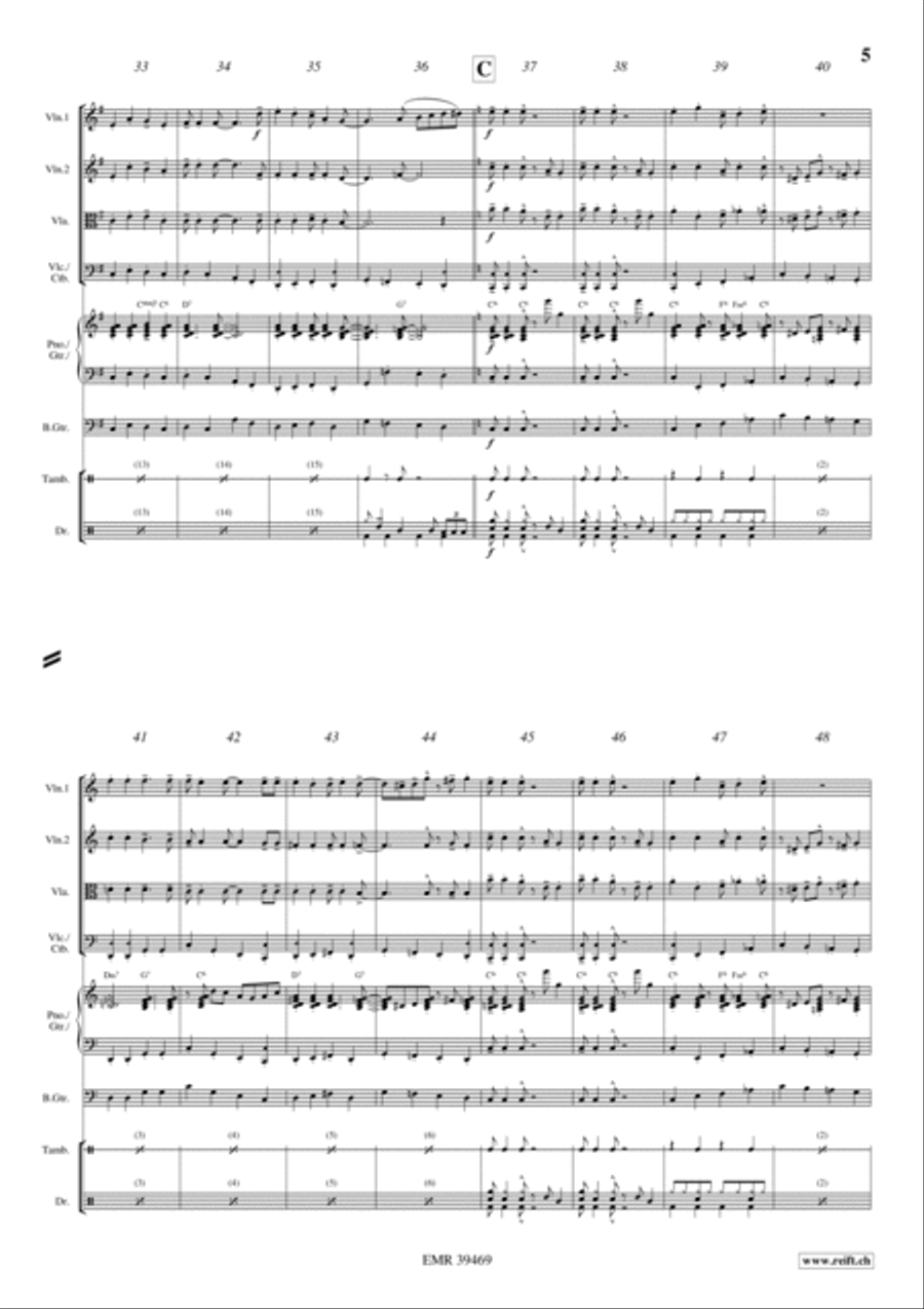 Swinging Santa Claus Swinging Santa Claus Cello scores gallery preview page 4