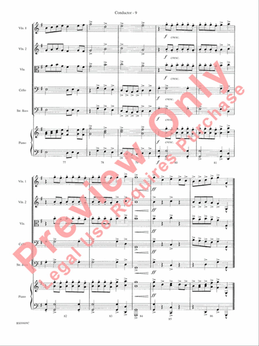 Contredanse Contredanse String Orchestra scores gallery preview page 12
