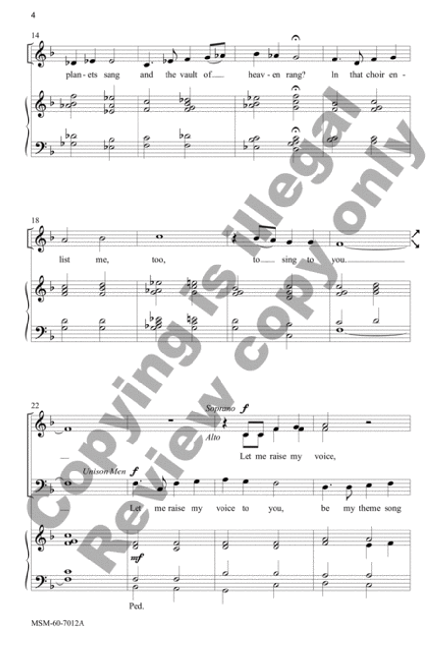Spirit, God, Eternal Word (Choral Score) 4-Part scores gallery preview page 3