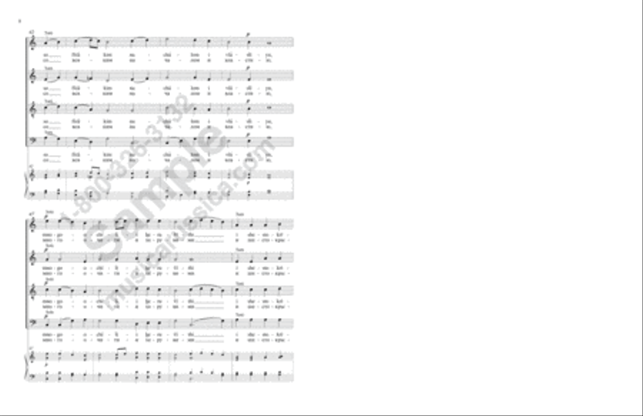 Let All Mortal Flesh Keep Silent 4-Part scores gallery preview page 7