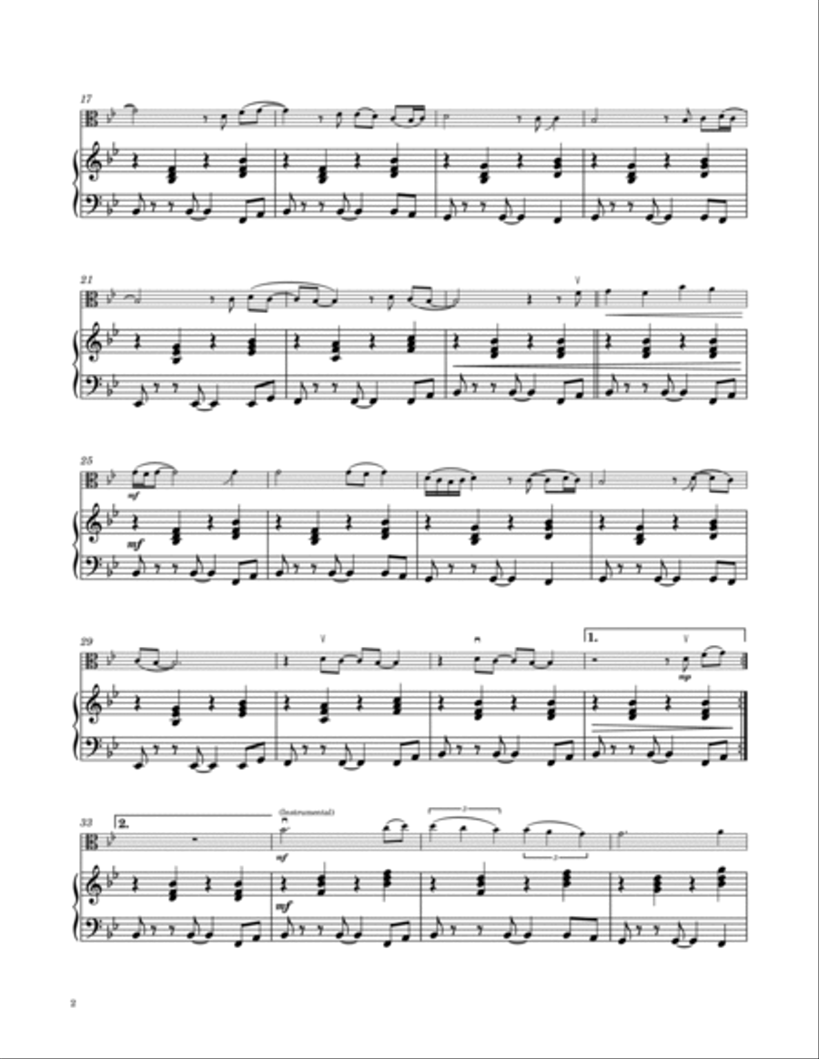 Stand By Me Viola scores gallery preview page 4