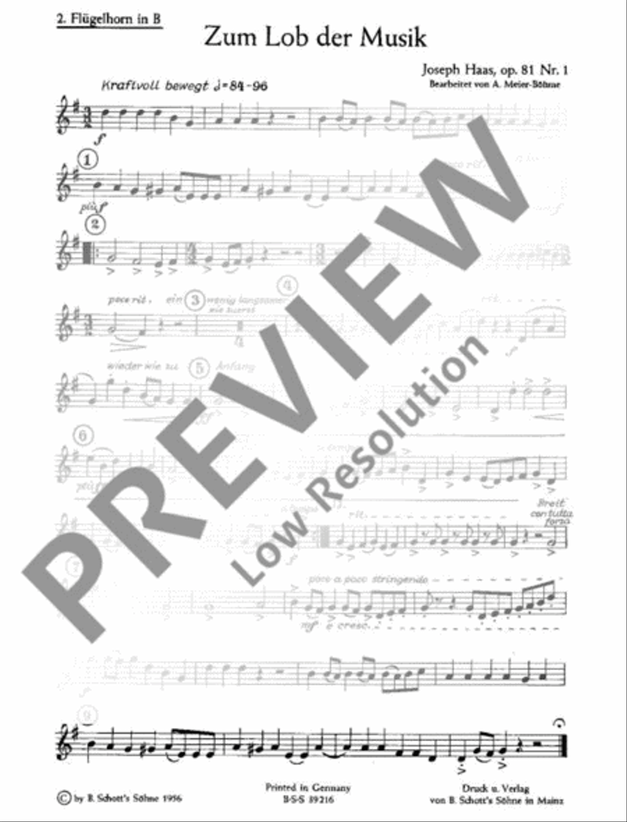 Zum Lob der Musik TB scores gallery preview page 10