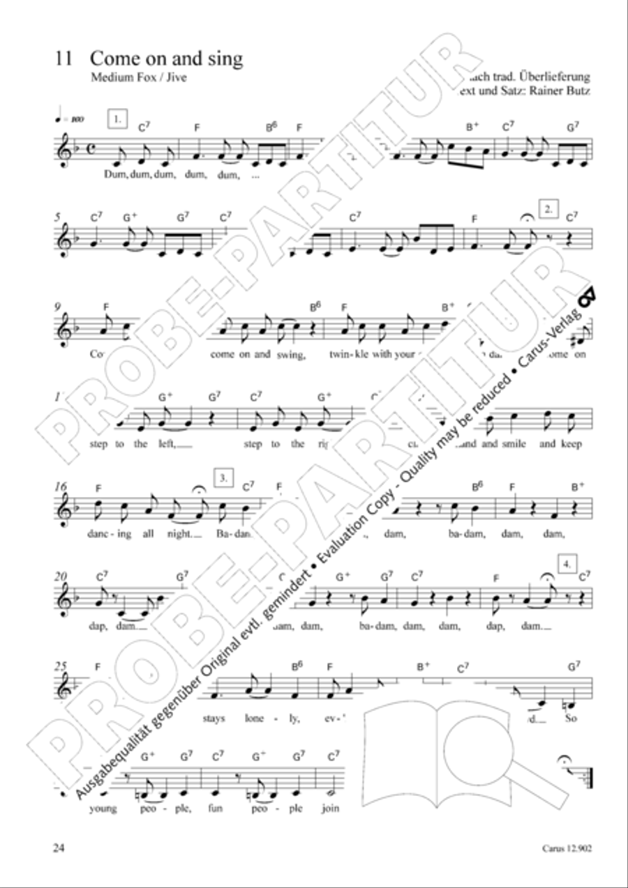 Gute-Laune-Kanons 4-Part scores gallery preview page 25
