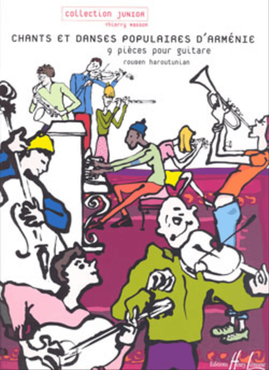 Chants Et Danses Populaires D'Armenie Acoustic Guitar scores gallery preview page 1