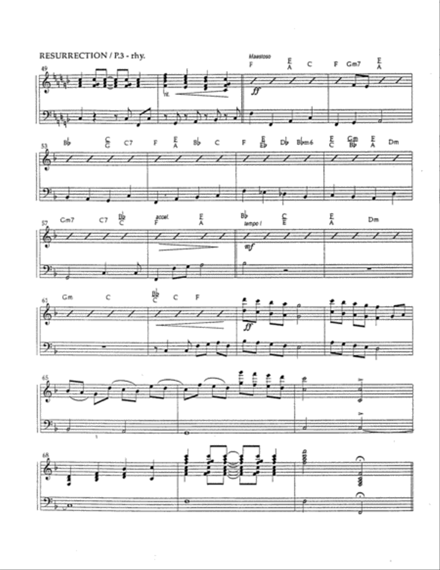 Resurrection Chorus Choir scores gallery preview page 10