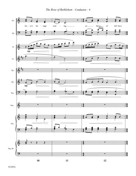 The Rose of Bethlehem - Instrumental Ensemble Score and Parts