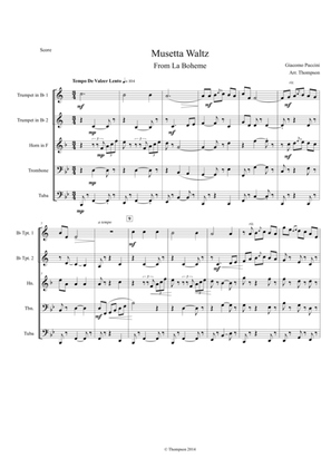 Musetta's Waltz From La Boheme