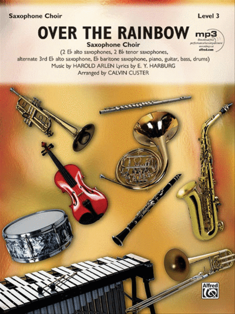 Over the Rainbow Small Ensemble scores gallery preview page 1