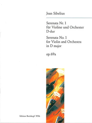 Book cover for Serenata No. 1 in D major Op. 69A