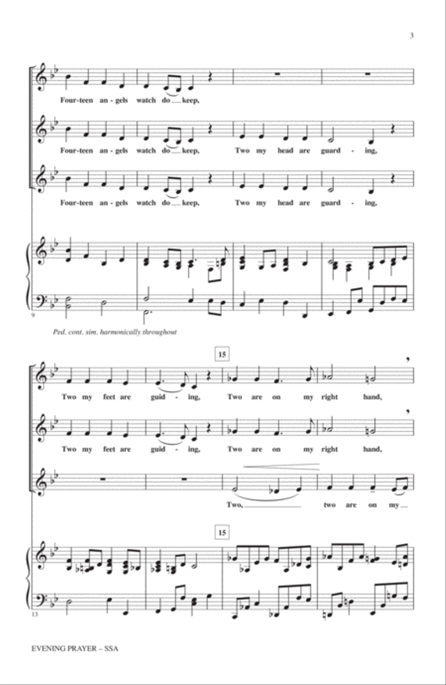 Evening Prayer Evening Prayer SSA scores gallery preview page 2