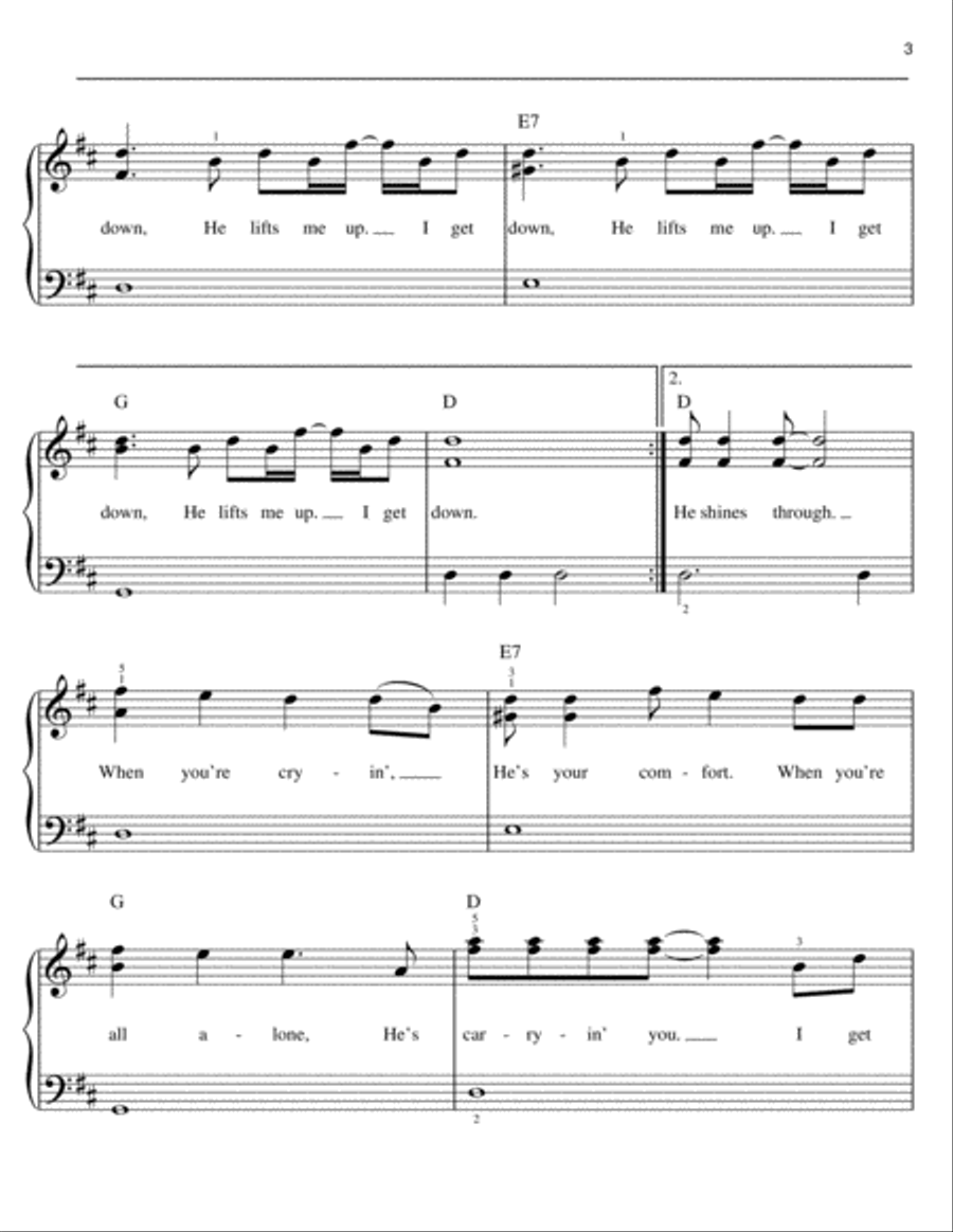 Get Down Get Down Easy Piano scores gallery preview page 3