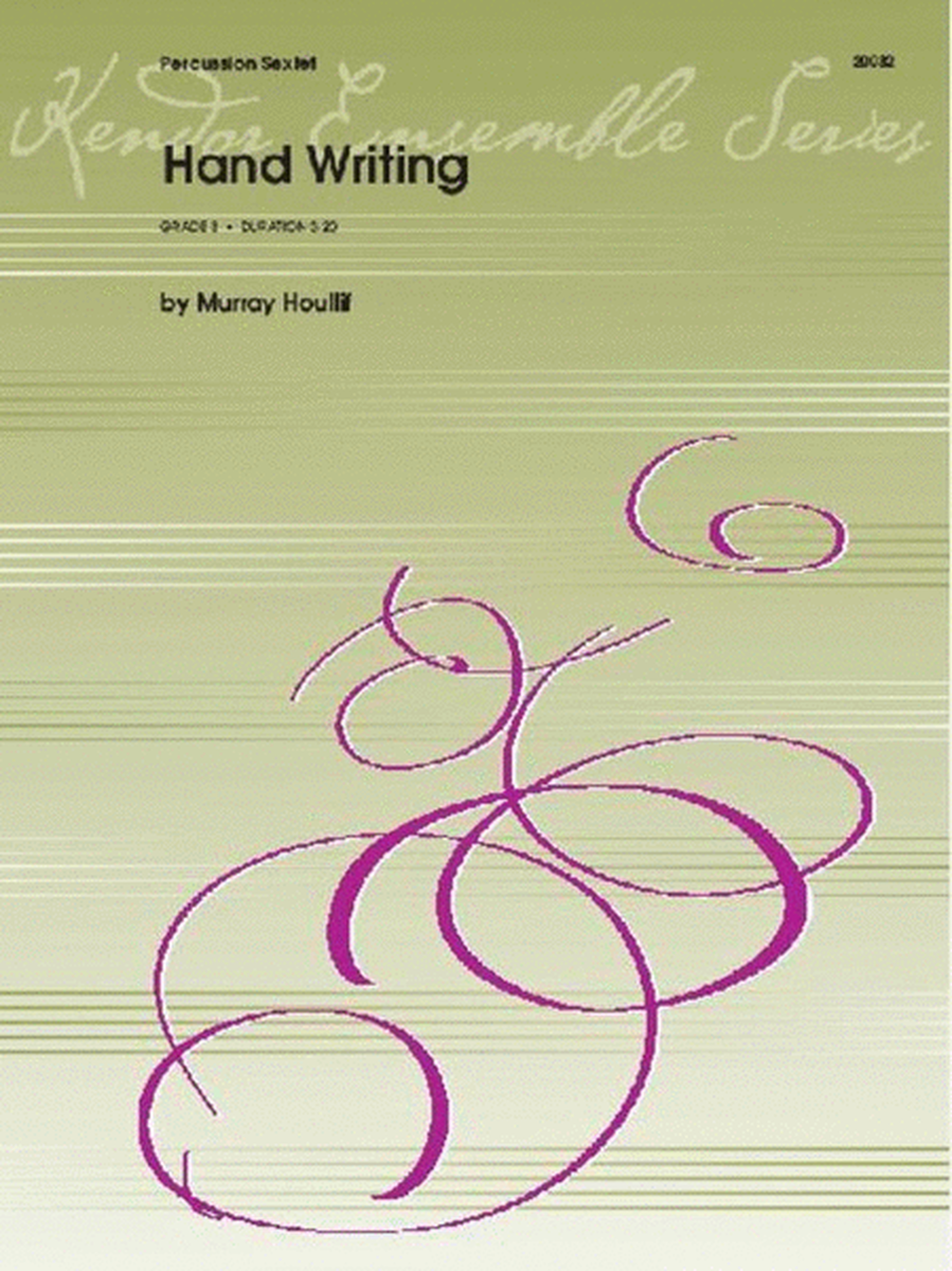 Hand Writing Percussion Sextet