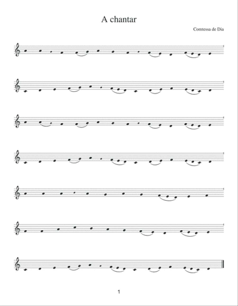 Twenty Troubador Songs - Treble Clef Large Ensemble scores gallery preview page 6