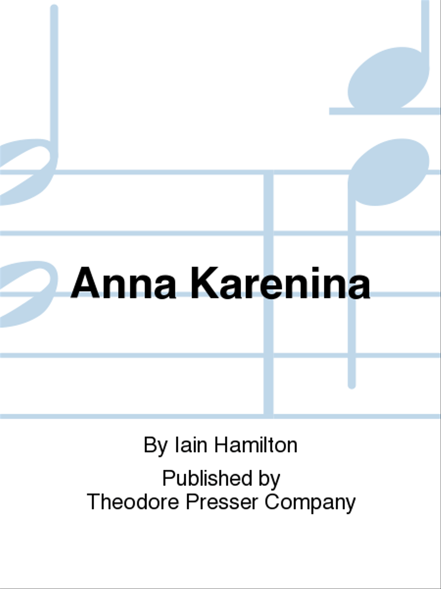 Anna Karenina Anna Karenina Choir scores gallery preview page 1