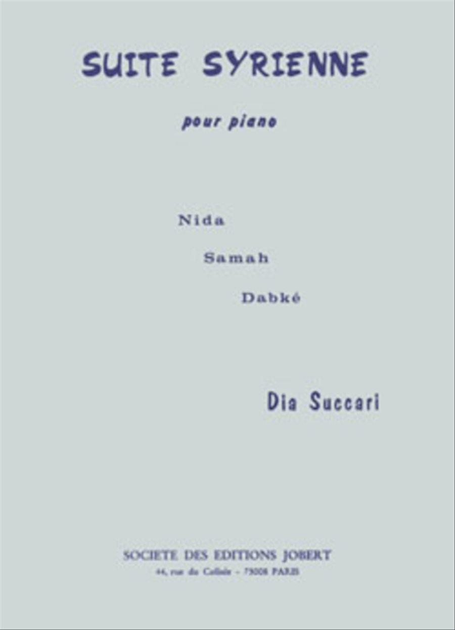 Suite Syrienne Piano Solo scores gallery preview page 1