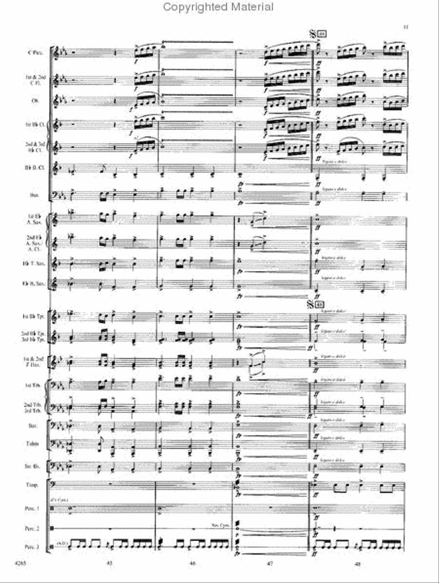 River of Life Concert Band scores gallery preview page 10