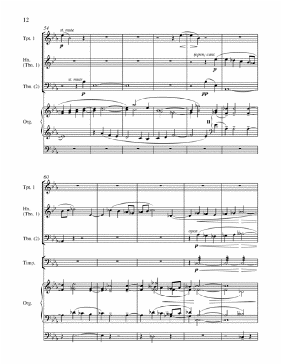 Festive Prelude Organ scores gallery preview page 14
