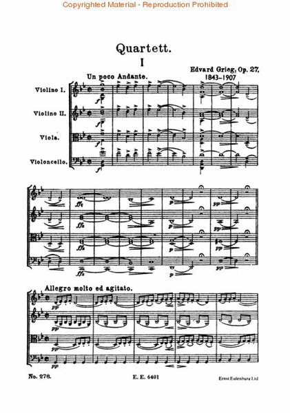 String Quartet in G Minor, Op. 27