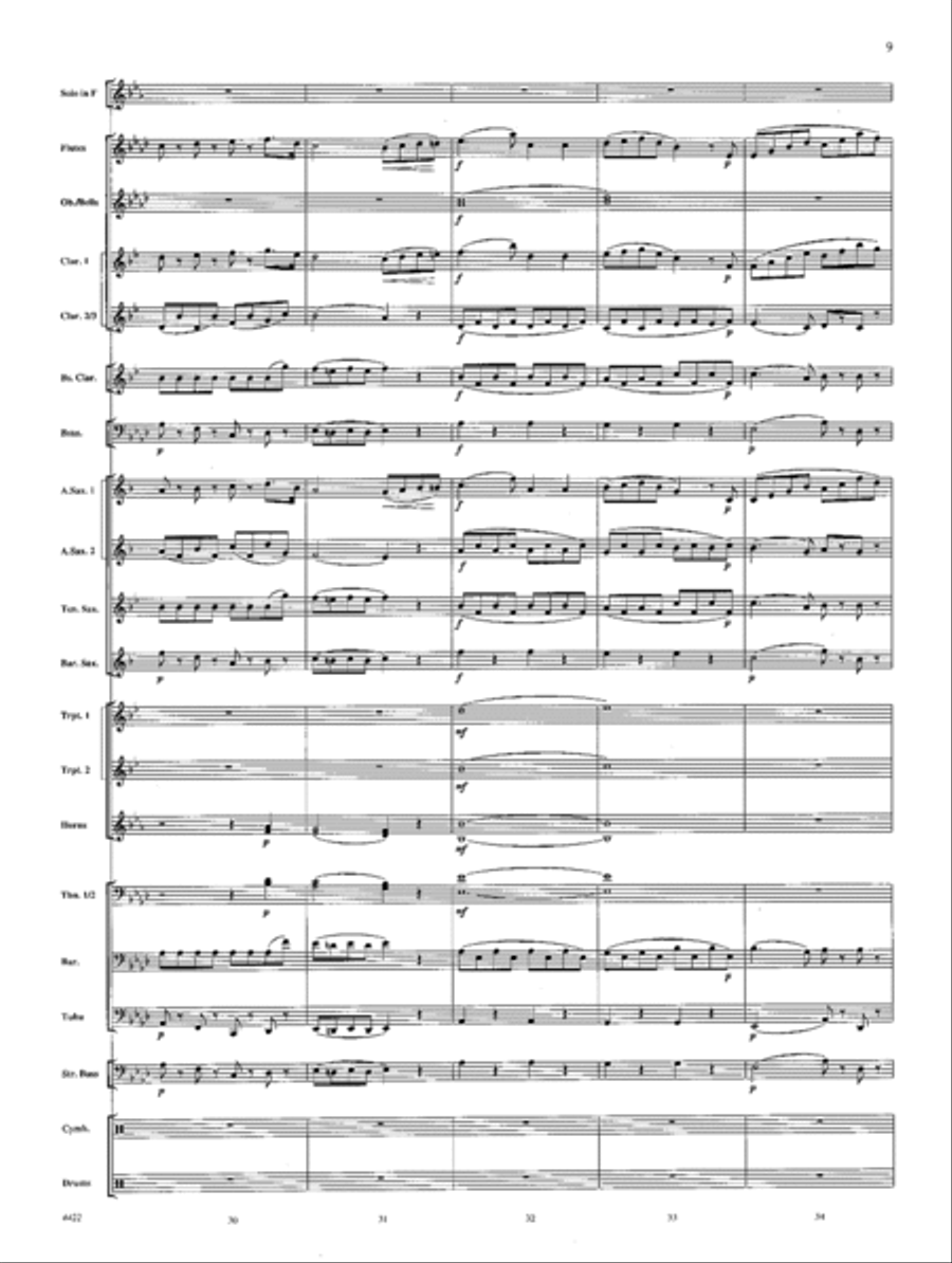 Romanza Concert Band scores gallery preview page 8