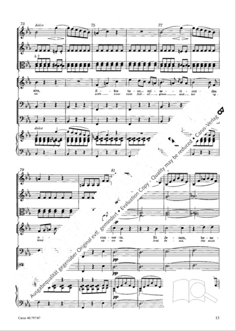 Ave maris stella (Ave maris stella (Ave, Stern der Meere)) Flute scores gallery preview page 14
