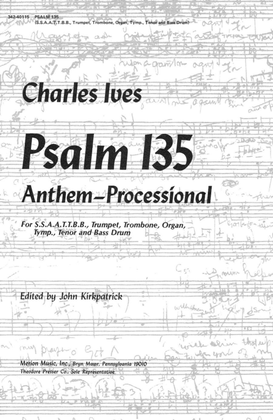 Book cover for Psalm 135