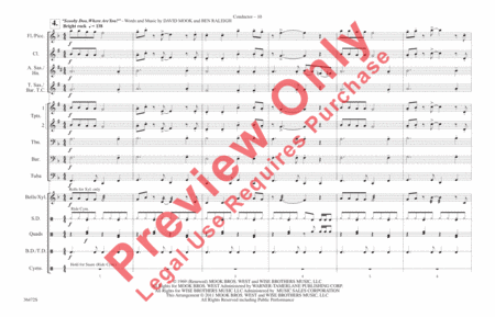 Cartoon Capers by Various Marching Band - Sheet Music