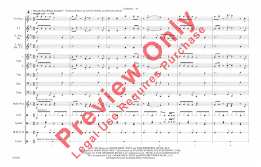 Cartoon Capers Cartoon Capers Marching Band scores gallery preview page 11