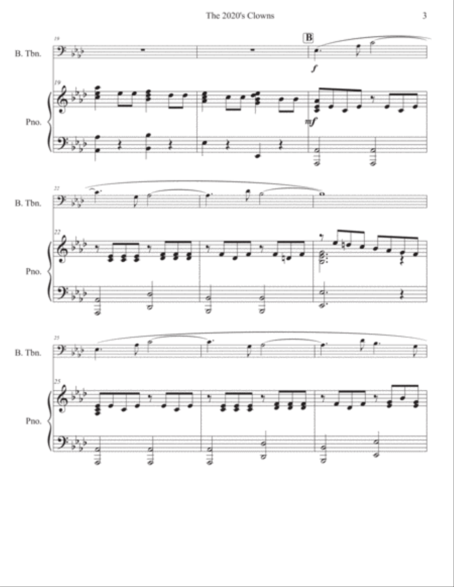 The 2020's Clowns The 2020's Clowns Piano scores gallery preview page 4