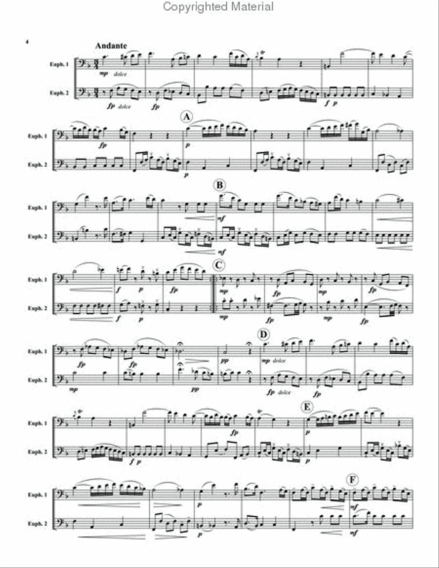 Sonata, KV. 292 Sonata, KV. 292 Brass Duet scores gallery preview page 3