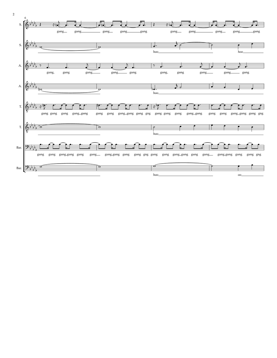 All I Need 4-Part scores gallery preview page 2