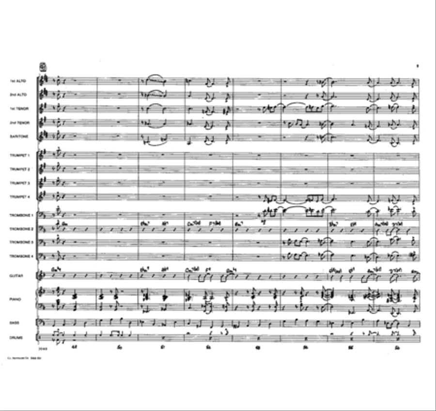 Senorita Blues Jazz Ensemble scores gallery preview page 8