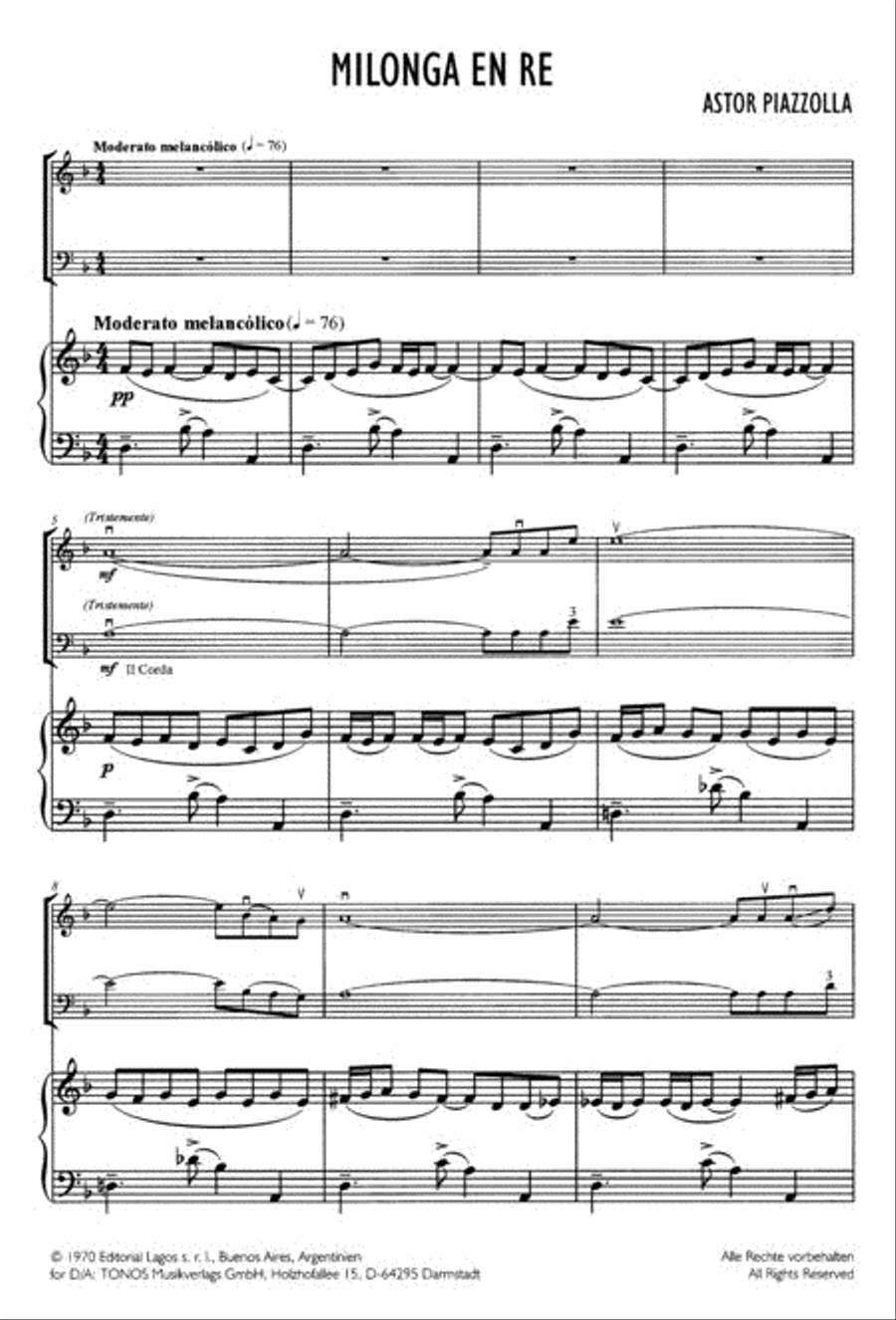 Milonga en re Cello scores gallery preview page 2