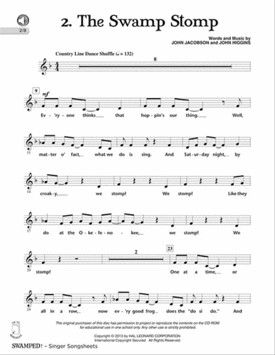 Swamped! Swamped! Choir scores gallery preview page 4