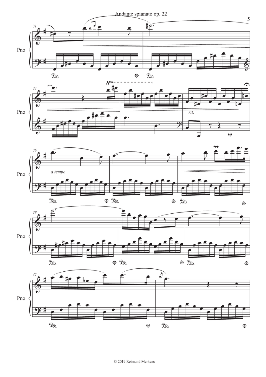Beautiful melodies for piano - Volume 1 - Arranged for intermediate players Piano Solo scores gallery preview page 5