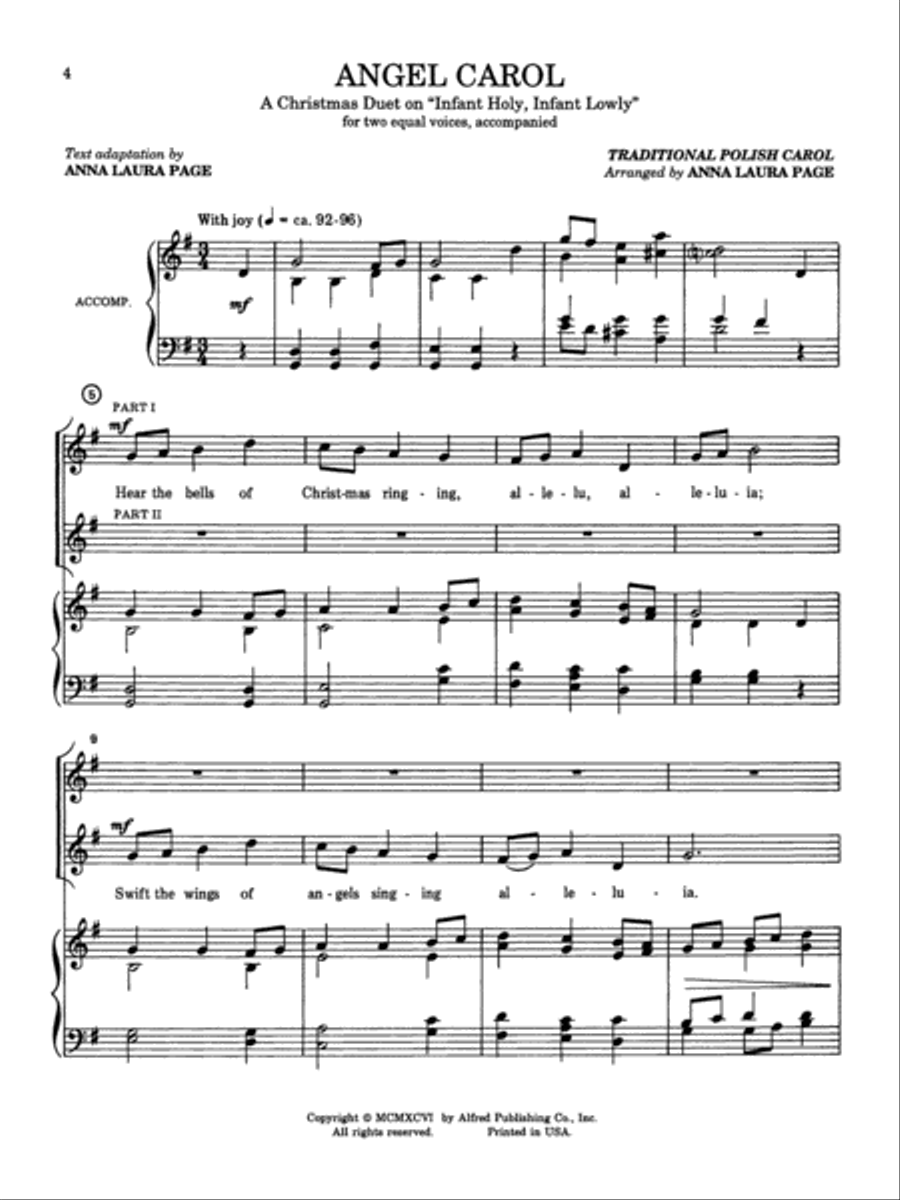 Carols for Two - Any Voice Combination (Book) Small Ensemble scores gallery preview page 3