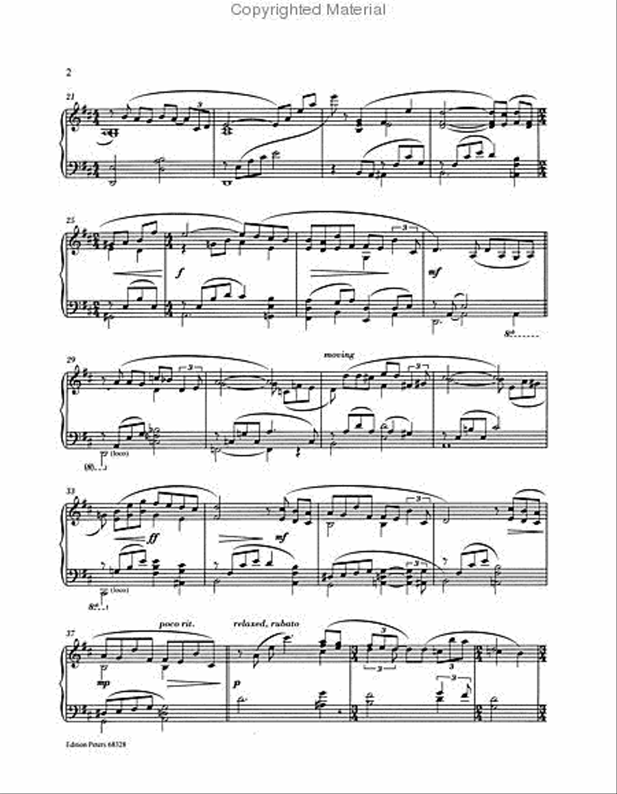 Valentine for Piano Piano scores gallery preview page 3
