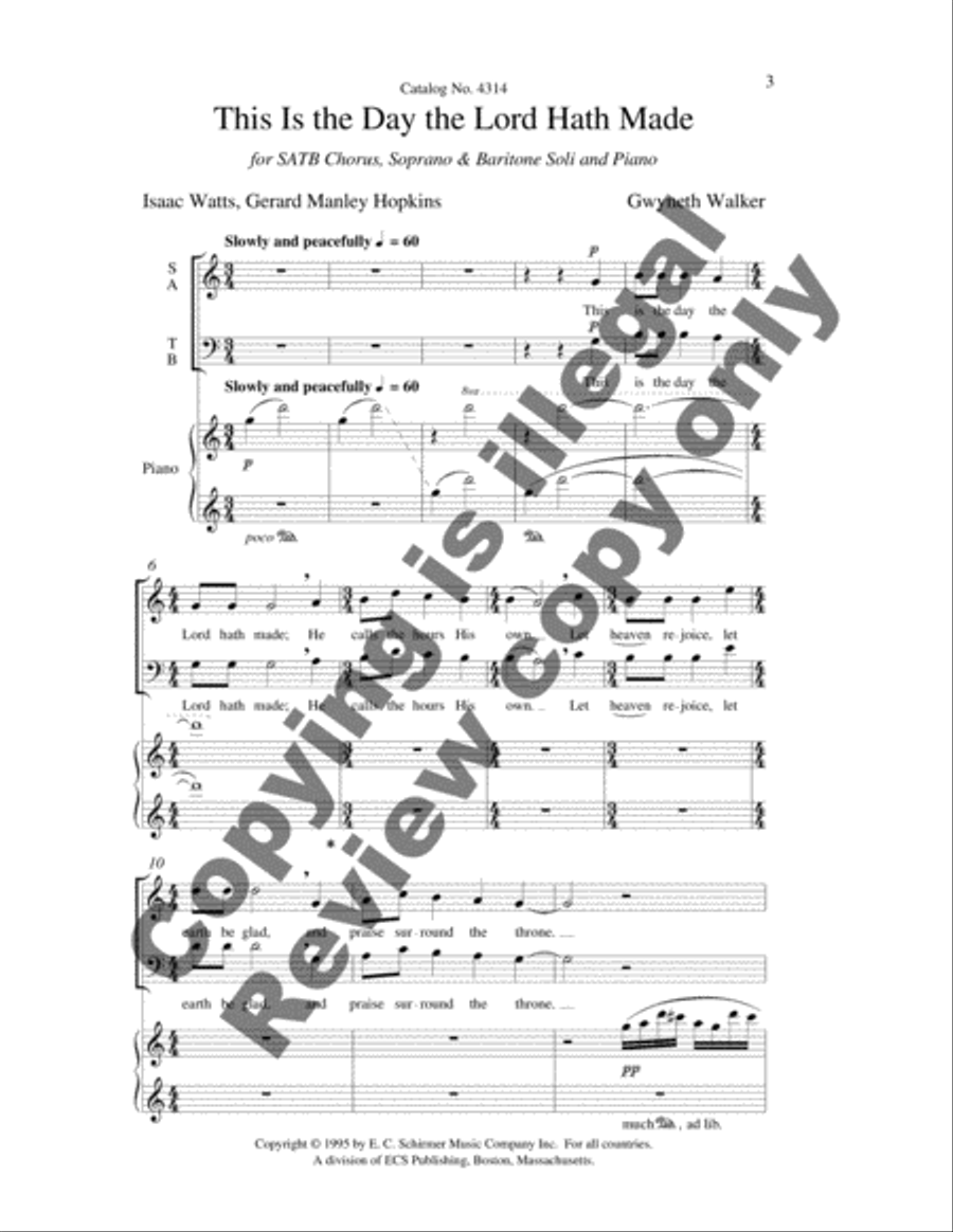<br>Sheet music extract